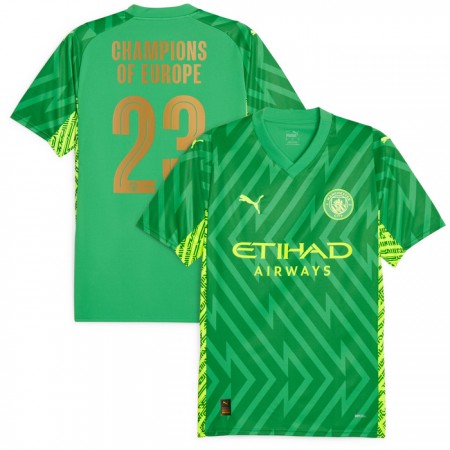 Maglia Manchester City Champions of Europe Portiere Prima Divisa 2023-24